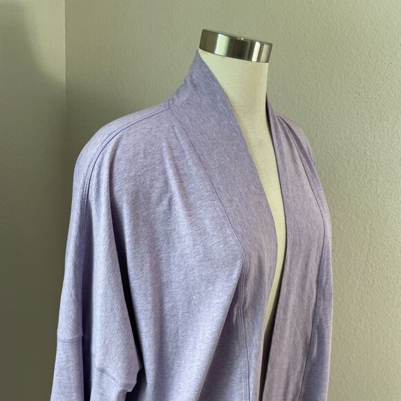 Coolibar Womens Plus 3X LumaLeo Sun Wrap UPF 50+ Organic Cotton Open Cardigan - Picture 3 of 10